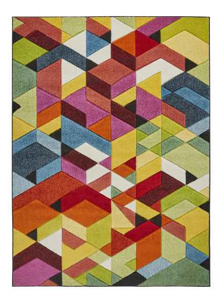 Concept Looms Viva Rug - Luxury Vibrant Geometric Design - London Luxury Rugs Online
