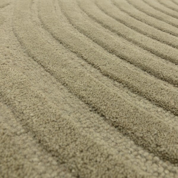 Close-up of Asiatic luxury rug from Contemporary Plains Collection - Hague in neutral textured design