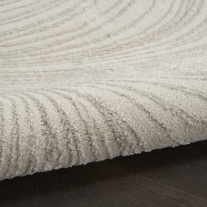 Close-up of the soft texture of The DKNY Central Park West Rug Collection in neutral colour