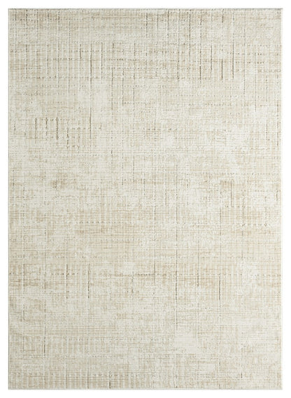 Luxury neutral Nourison rug from The DKNY Grand Street Rug Collection, perfect for elegant interiors