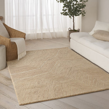 Luxury Nourison DKNY Pure Angles Rug Collection in a cosy living room setting with natural tones