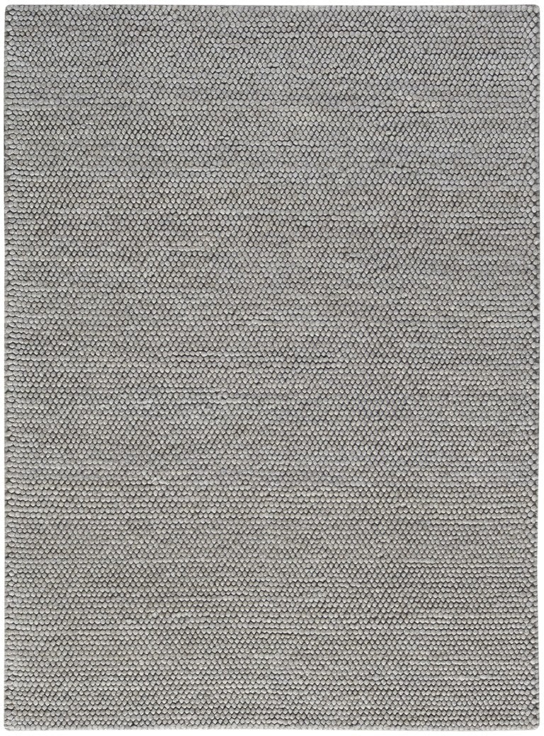 Luxury Nourison DKNY Pure Knots Rug Collection in a modern grey design, perfect for contemporary interiors