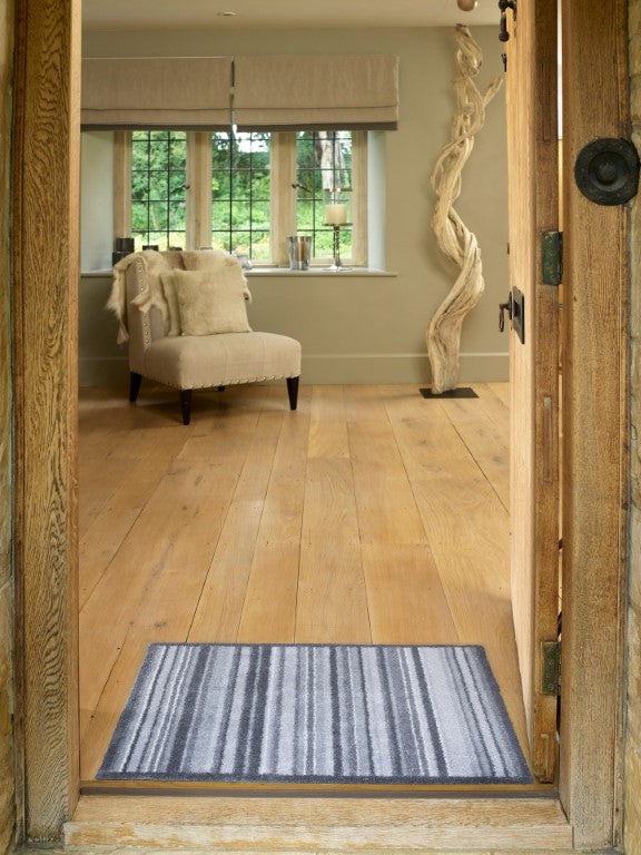 Turtle Mat Striped Floor Mat for Entryway with a Stylish Design and Durable Construction