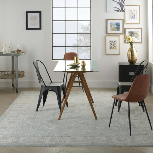 Elegant room featuring the Infinite Persian Design Rug Collection beneath a stylish dining table