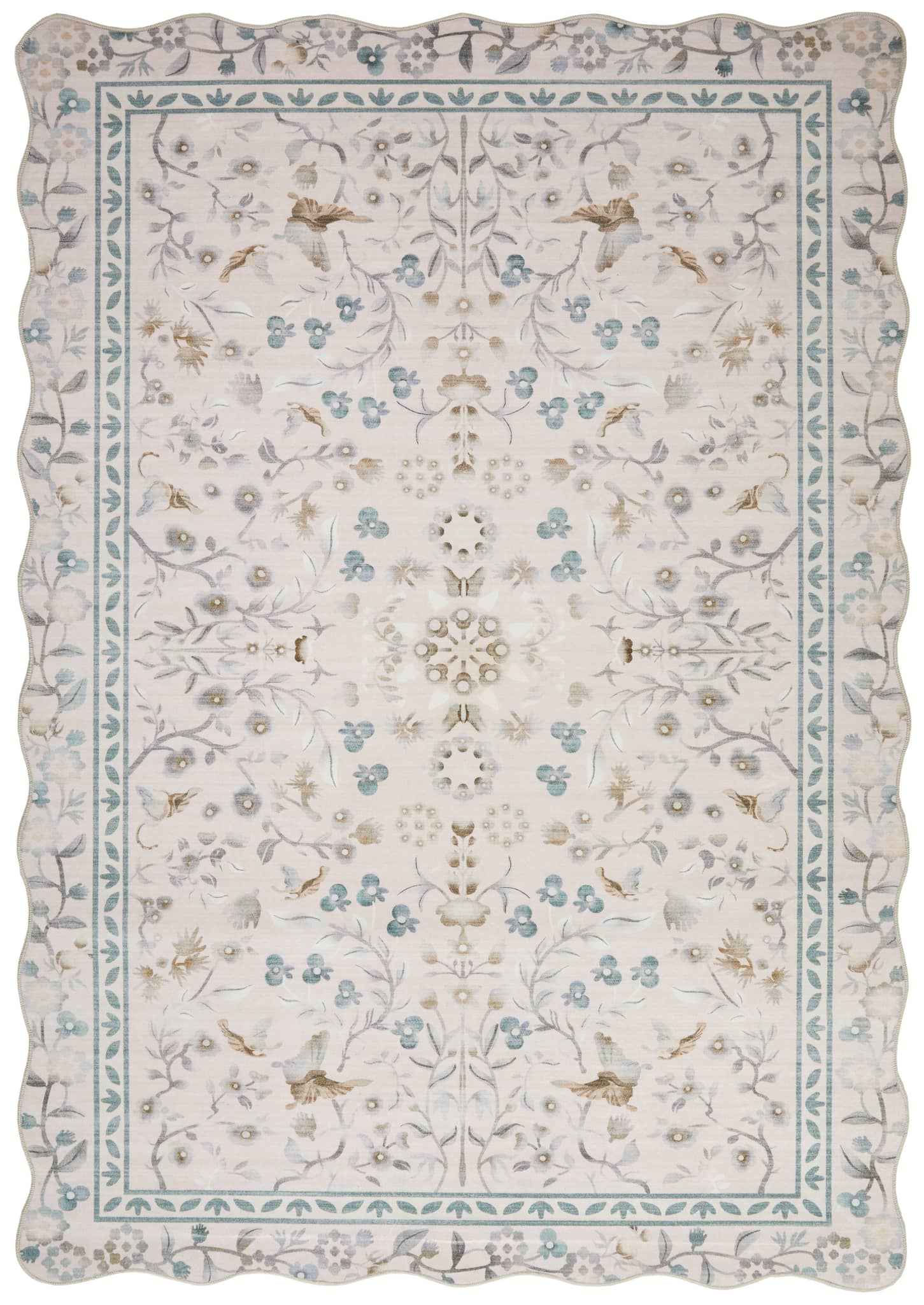 Liberty Floral Washable Rugs - London Luxury Rugs Online