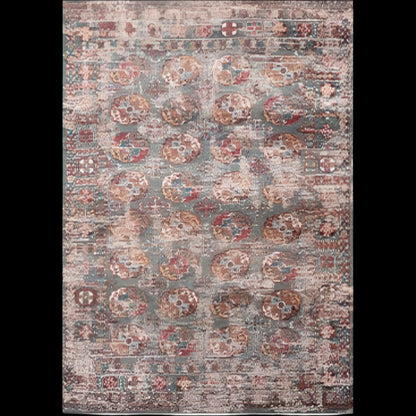 Louis De Poortere Kasak rug luxury design with intricate vintage patterns in muted earthy tones