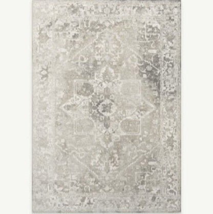 Louis De Poortere Tabriz rug luxury design with intricate patterns in soft neutral tones