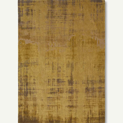 Louis De Poortere Venetian Dust rug in warm golden brown tones with distressed vintage texture