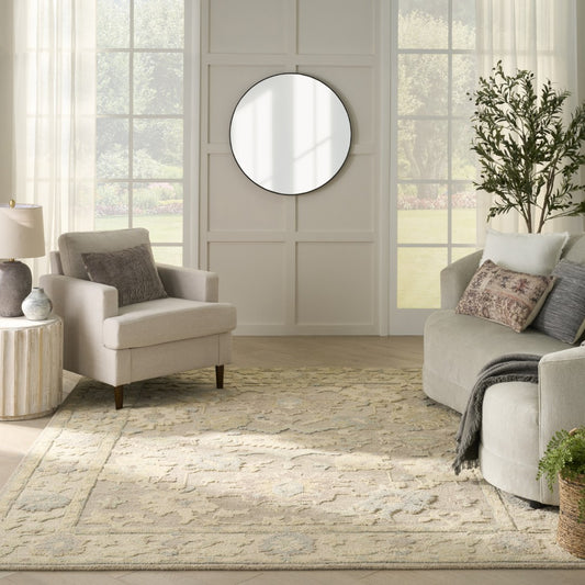 Nourison Maison Handmade Rug Collection displayed in a modern living room setting with elegant furniture