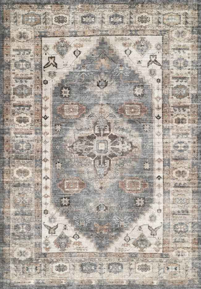 Milton Beige Easy Clean Neutral Rug - London Luxury Rugs Online