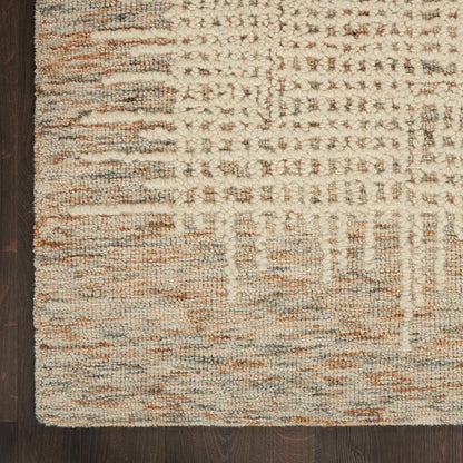 Close-up of Nourison Colorado Rug Geometric Design luxury rug showing soft texture and intricate pattern