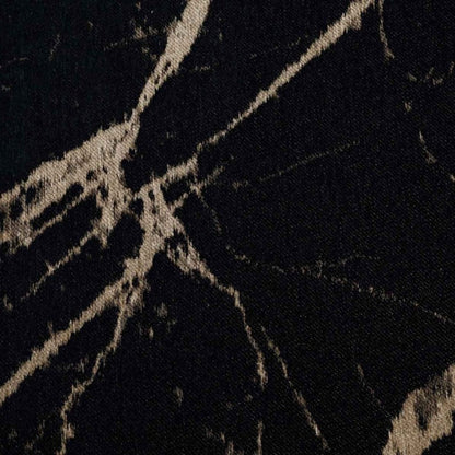 Close-up of black marble with gray veins