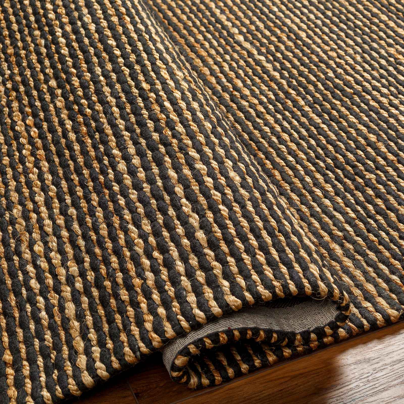 Priya Hand Woven Jute Wool Rug