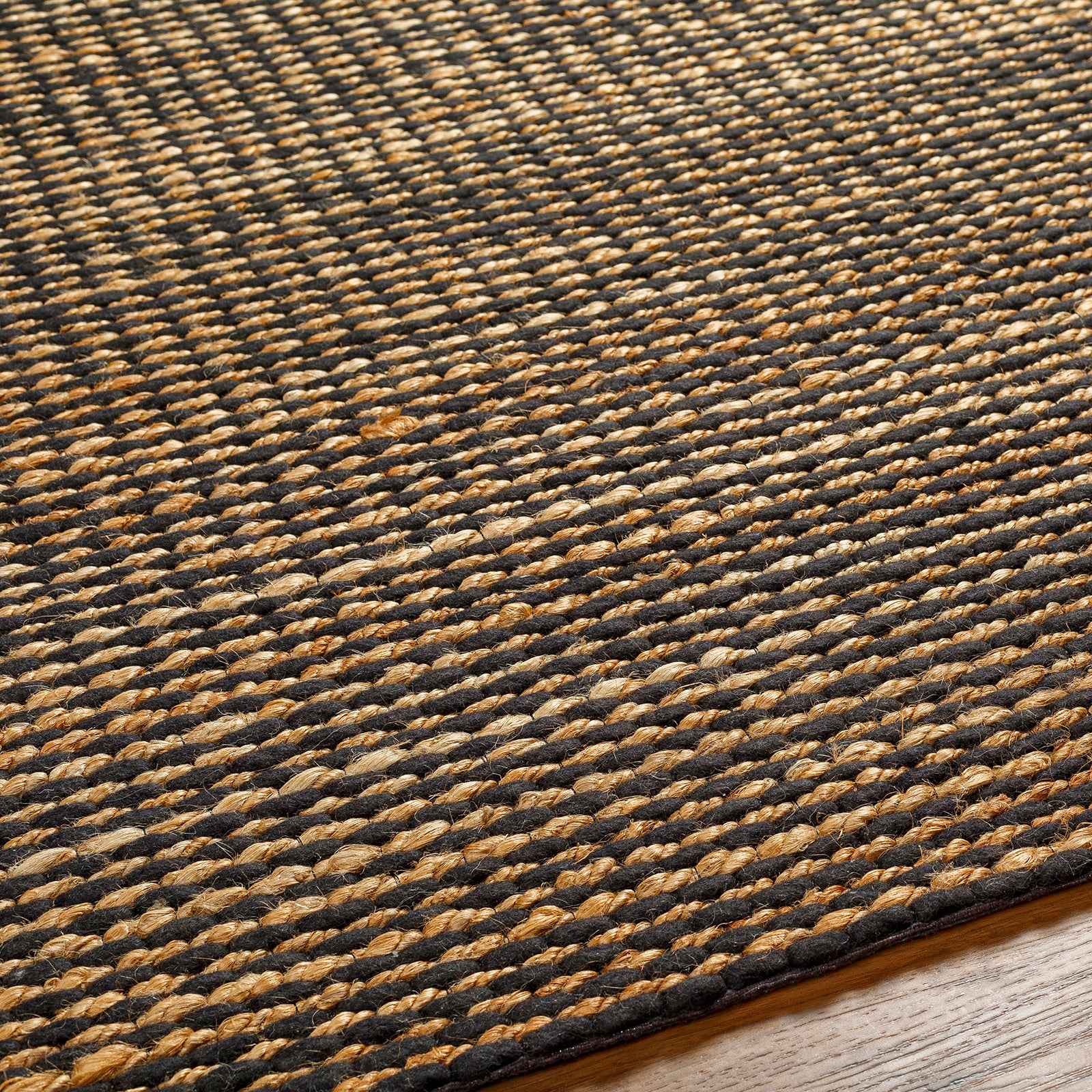 Priya Hand Woven Jute Wool Rug