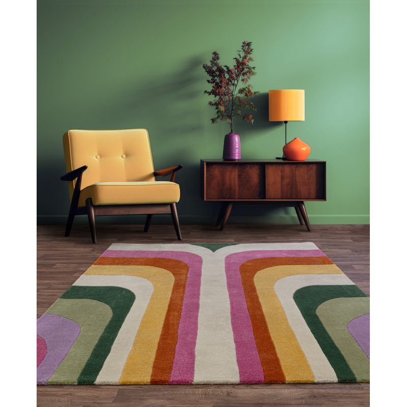 Romy Retro Design Contemporary Rugs - London Luxury Rugs Online
