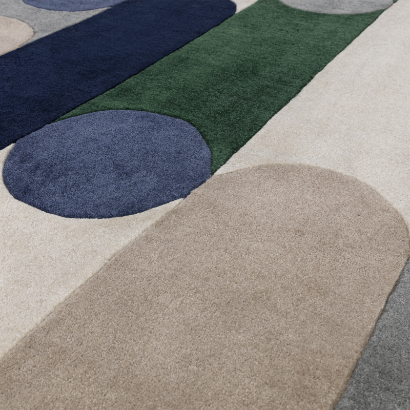 Romy Morse Module Contemporary Rugs - London Luxury Rugs Online