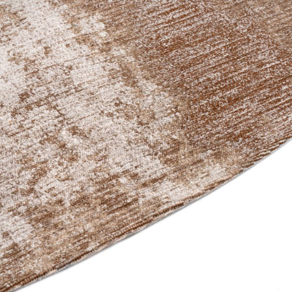 Rust Copper Easy Clean Rug featuring a soft texture and modern design for effortless maintenance