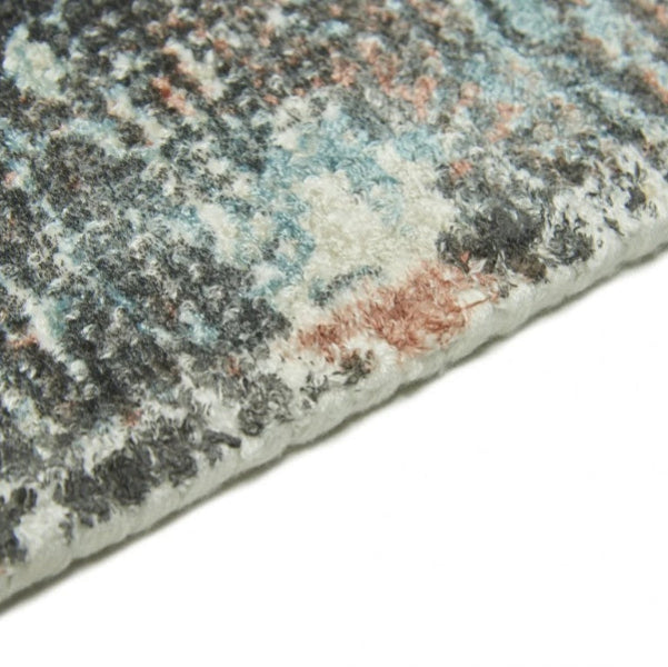 Sintra Teal Viscose Luxury Rug with intricate patterns and soft texture for elegant home décor