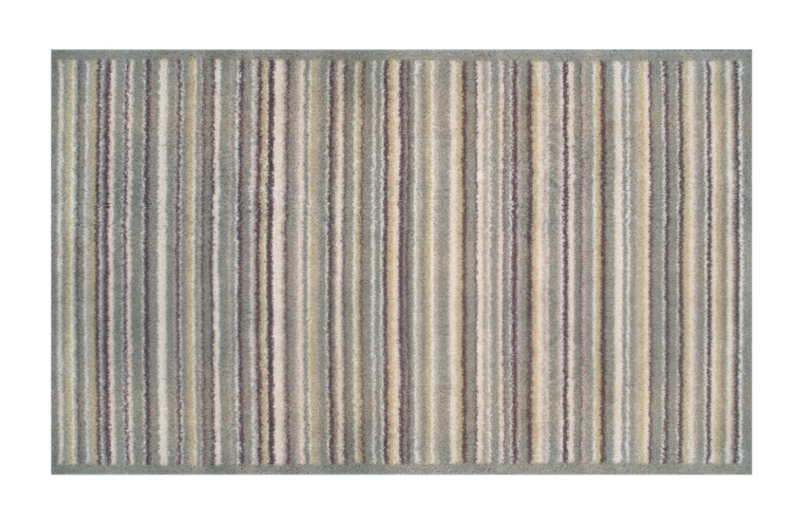 Turtle Mat Striped Floor Mat with Soft Texture for Indoor Use and Enhanced Durability