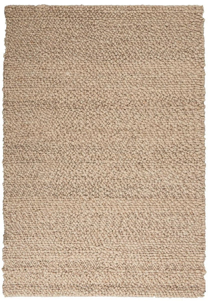 Nourison The Calvin Klein Riverstone Rug Collection in woven beige for a luxurious home decor