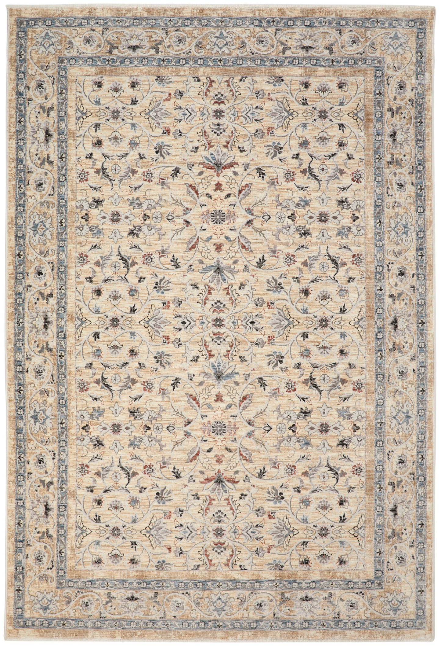 Concept Looms The Legacy Rug Collection with intricate floral patterns and elegant neutral tones