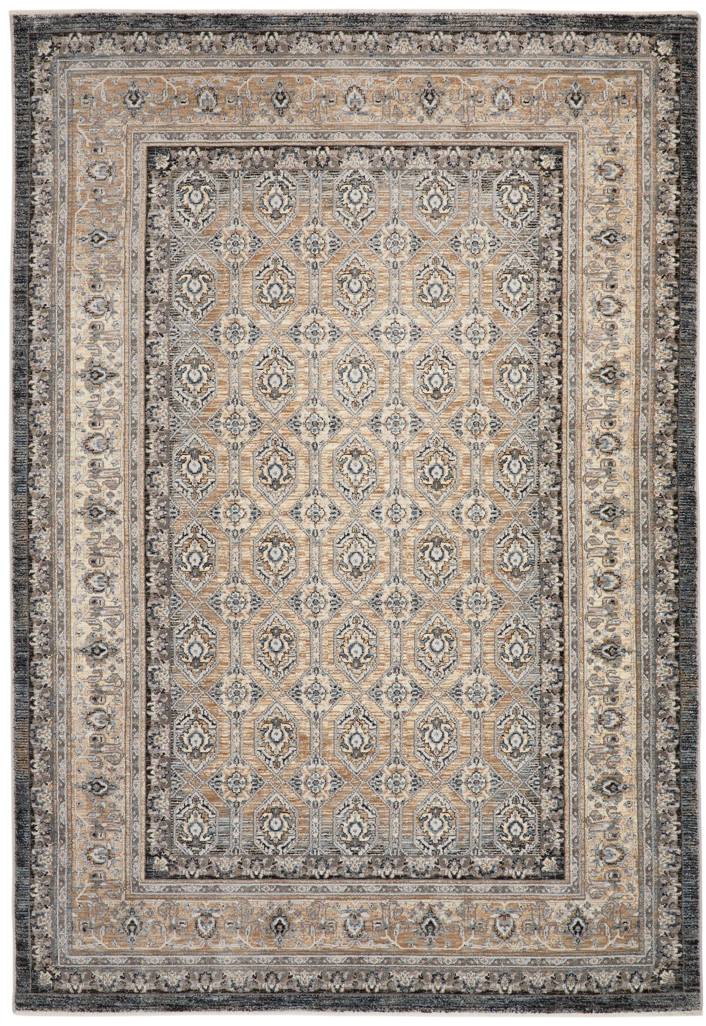 Elegant luxury rug from The Legacy Rug Collection featuring intricate floral patterns in muted tones