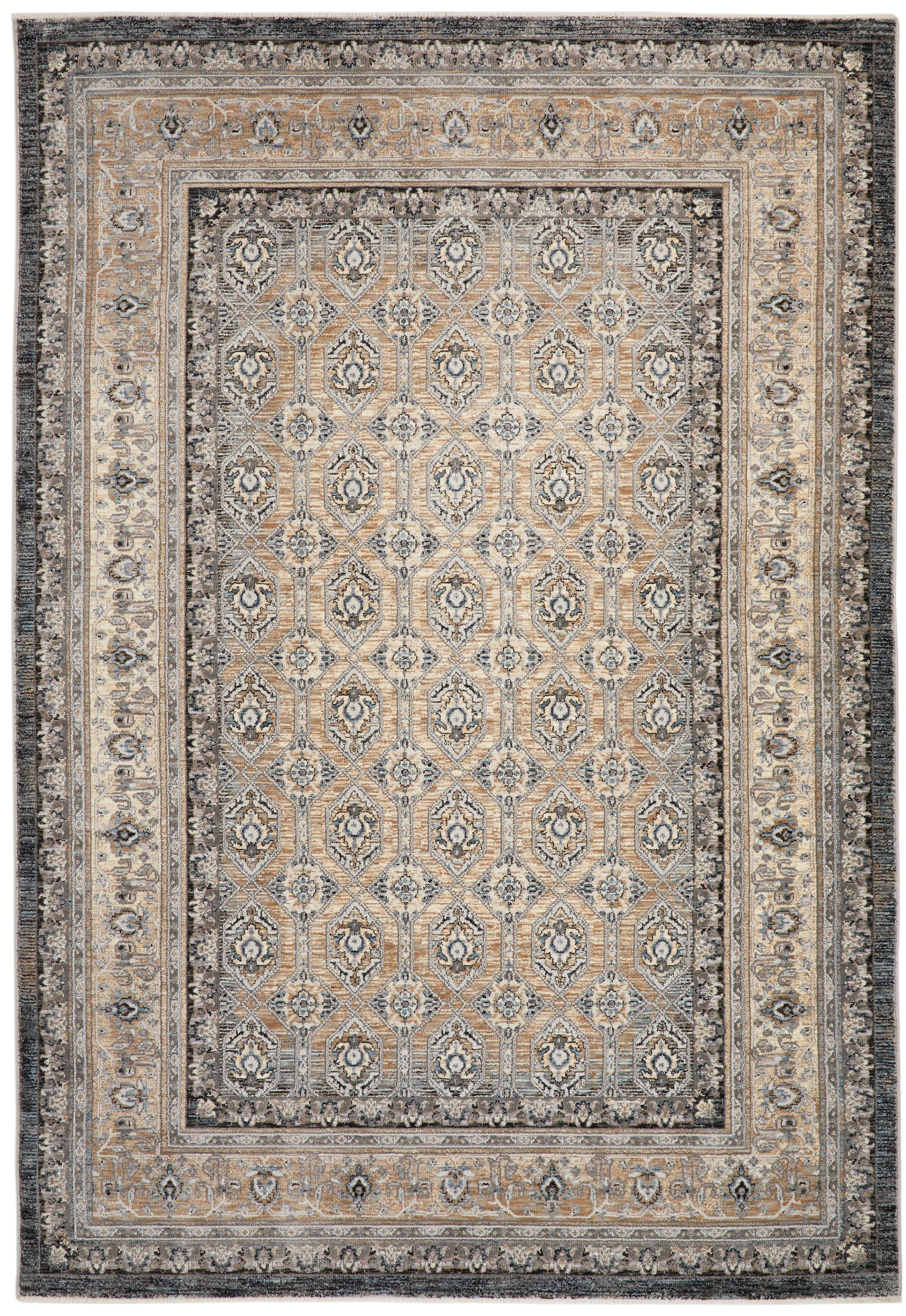 Elegant luxury rug from The Legacy Rug Collection featuring intricate floral patterns in muted tones