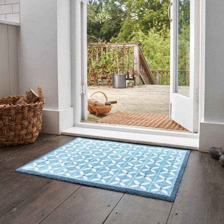 Flower Fields Design Indoor Mat - London Luxury Rugs Online