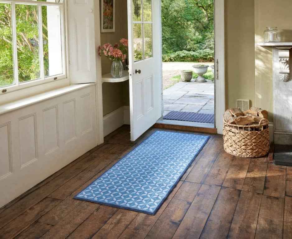 Flower Fields Design Indoor Mat - London Luxury Rugs Online