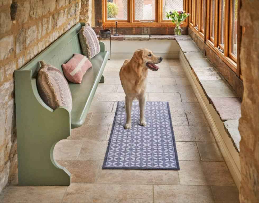 Flower Fields Design Indoor Mat - London Luxury Rugs Online