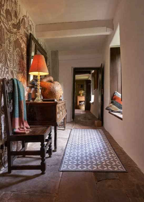 Flower Fields Design Indoor Mat - London Luxury Rugs Online