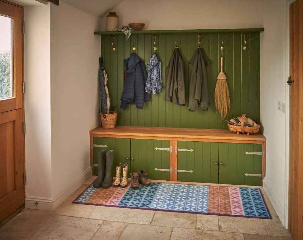 Flower Fields Design Indoor Mat - London Luxury Rugs Online