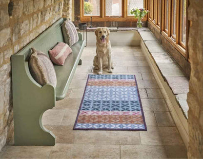 Flower Fields Design Indoor Mat - London Luxury Rugs Online