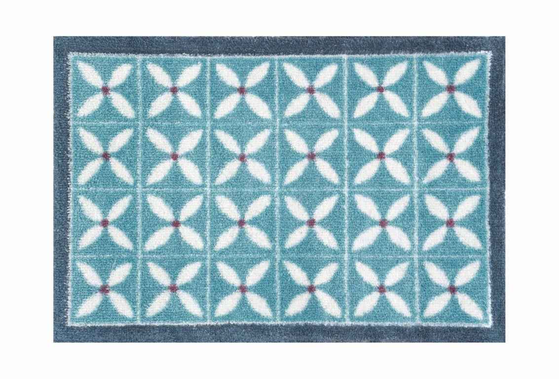 Flower Fields Design Indoor Mat - London Luxury Rugs Online