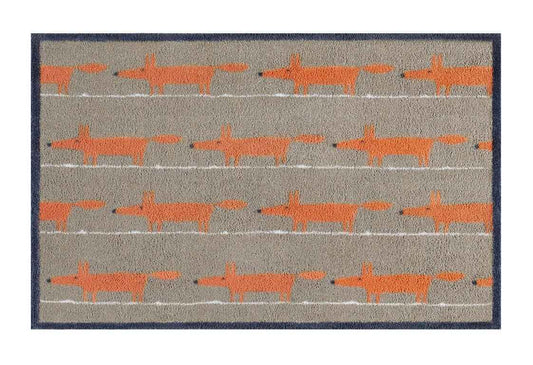 Running Mr Fox Design Indoor Mat - London Luxury Rugs Online