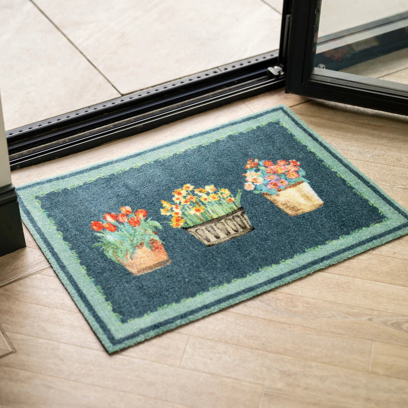 Potted Spring Wash + Dry Mat - London Luxury Rugs Online