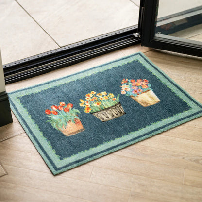 Potted Spring Wash + Dry Mat - London Luxury Rugs Online