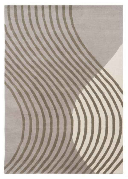 Wave Design Handmade Rug Carpet Decor - London Luxury Rugs Online