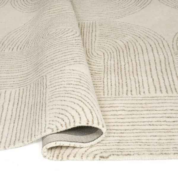 Pure Wool Beige Handmade Luxury Rug - London Luxury Rugs Online