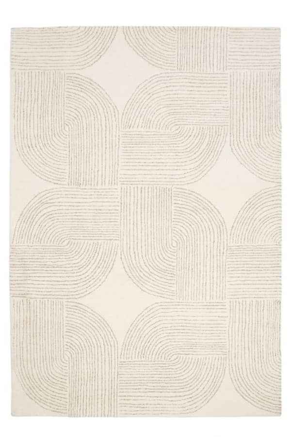 Pure Wool Beige Handmade Luxury Rug - London Luxury Rugs Online